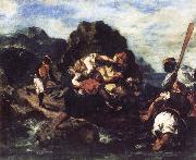 Eugene Delacroix African Priates Abducting a Young Woman china oil painting reproduction